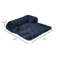 Floofi Pet Sofa Cover Soft with Bolster S Size (Dark Blue) FI-PSC-120-SMT Kings Warehouse 