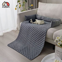 FLOOFI Pet Sofa Cover with Bolster L Size (Grey) FI-PSC-114-SMT Kings Warehouse 