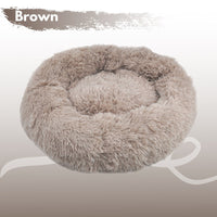 FLOOFI XL 100CM Round Pet Bed (Brown) Kings Warehouse 