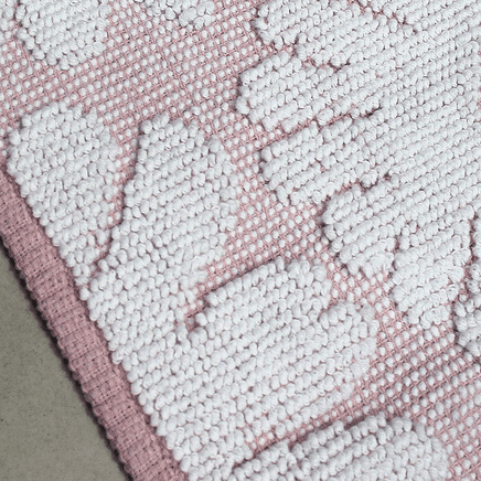Floral Pink Kids Tufted Bathmat EOFY Kings Warehouse 