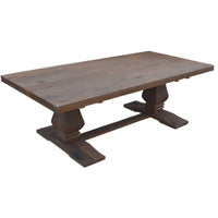 Florence Coffee Table 140cm Pedestal Solid Timber Wood French Provincial dining Kings Warehouse 