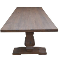 Florence Dining Table 180cm French Provincial Pedestal Solid Timber Wood dining Kings Warehouse 