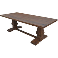 Florence Dining Table 230cm French Provincial Pedestal Solid Timber Wood dining Kings Warehouse 