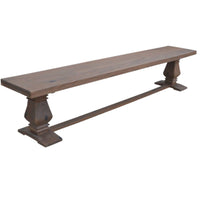 Florence Dining Table Seat Bench 230cm French Provincial Pedestal Solid Timber dining Kings Warehouse 