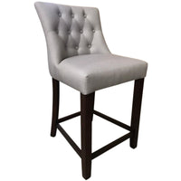 Florence High Fabric Dining Chair Bar Stool French Provincial Solid Timber bar stools Kings Warehouse 