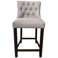 Florence High Fabric Dining Chair Bar Stool French Provincial Solid Timber bar stools Kings Warehouse 
