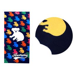 Fluffy Koala Printed Microfiber Beach Towel 75 x 152 cm Home & Garden Kings Warehouse 