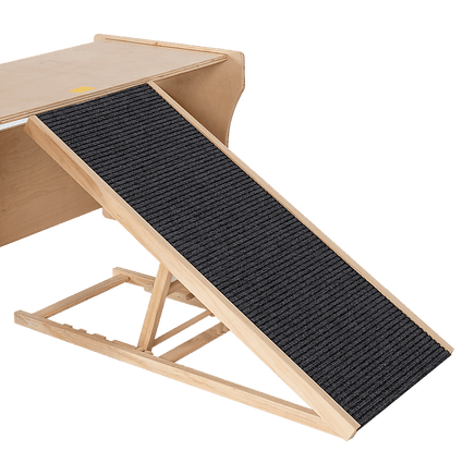 Foldable Dog Pet Ramp Adjustable Height Dogs Stairs for Bed Sofa Car 100cm Pet Care Kings Warehouse 