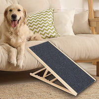 Foldable Dog Pet Ramp Adjustable Height Dogs Stairs for Bed Sofa Car 100cm Pet Care Kings Warehouse 