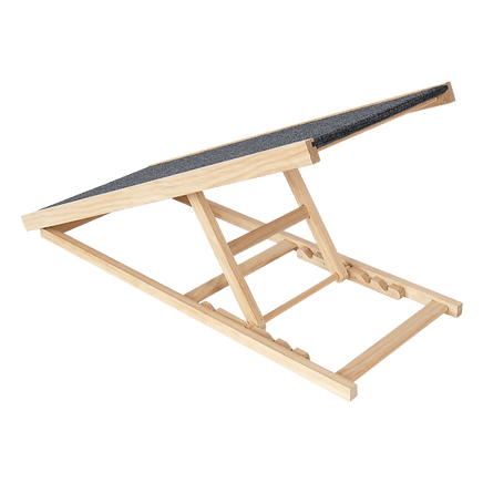 Foldable Dog Pet Ramp Adjustable Height Dogs Stairs for Bed Sofa Car 100cm Pet Care Kings Warehouse 