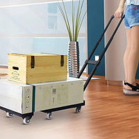 Foldable Hand Flatbed Trolley Cart 6 x 360 Degree Rotating Wheels with Maximum Load 200Kg Tools Kings Warehouse 
