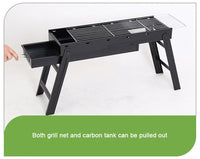 Foldable Portable BBQ Charcoal Grill Barbecue Camping Hibachi Picnic Home & Garden Kings Warehouse 