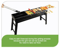 Foldable Portable BBQ Charcoal Grill Barbecue Camping Hibachi Picnic Home & Garden Kings Warehouse 