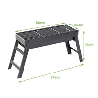 Foldable Portable BBQ Charcoal Grill Barbecue Camping Hibachi Picnic Home & Garden Kings Warehouse 