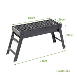 Foldable Portable BBQ Charcoal Grill Barbecue Camping Hibachi Picnic Large Home & Garden Kings Warehouse 