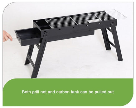 Foldable Portable BBQ Charcoal Grill Barbecue Camping Hibachi Picnic small Home & Garden Kings Warehouse 