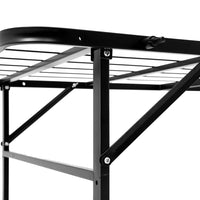 Folding Bed Frame Metal Base - Queen Furniture Kings Warehouse 