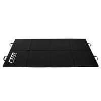Folding Black Exercise Mat – Gymnastics, Martial Arts, Yoga, Karate & Judo Training Sports & Fitness Kings Warehouse 