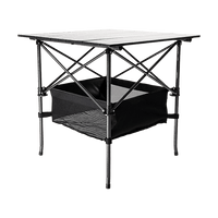 Folding Collapsible Camping Table Caravan RV Heavy Duty Steel & Aluminium Appliances KingsWarehouse 