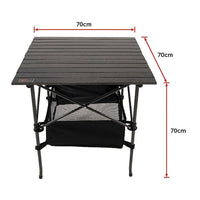 Folding Collapsible Camping Table Caravan RV Heavy Duty Steel & Aluminium Appliances KingsWarehouse 