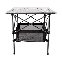 Folding Collapsible Camping Table Caravan RV Heavy Duty Steel & Aluminium Appliances KingsWarehouse 