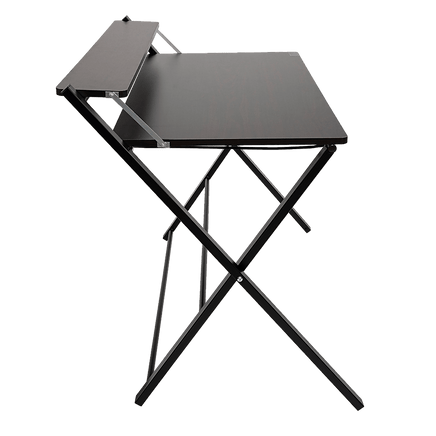 Folding Desk with Shelf Computer Laptop PC Table Side Home Office Furniture Furniture Kings Warehouse 