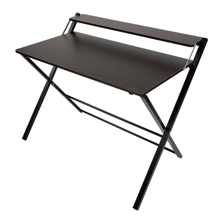 Folding Desk with Shelf Computer Laptop PC Table Side Home Office Furniture Furniture Kings Warehouse 
