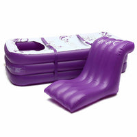 Folding Inflatable Bathtub Portable PVC Water Tub Place Room Adult Spa Bath Tub Kings Warehouse 