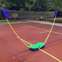 Folding Portable Badminton Combo Set Volleyball Net Outdoor Sports Gift & Novelty Kings Warehouse 