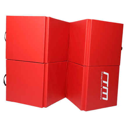 Folding Red Exercise Mat – Gymnastics, Martial Arts, Yoga, Karate & Judo Training Sports & Fitness Kings Warehouse 