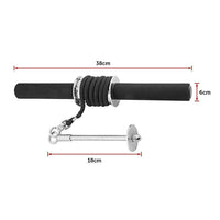 Forearm Wrist Grip Strength Roller Exercise Bar Home Gym Training Sports & Fitness Kings Warehouse 