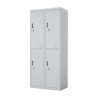 Four-Door Office Gym Shed Storage Locker Furniture Kings Warehouse 