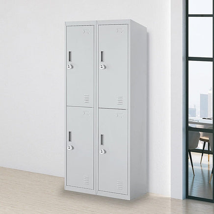 Four-Door Office Gym Shed Storage Locker Furniture Kings Warehouse 