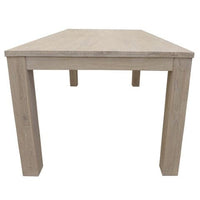 Foxglove Dining Table 150cm Solid Mt Ash Wood Home Dinner Furniture - White dining Kings Warehouse 