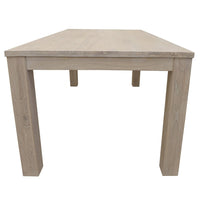 Foxglove Dining Table 190cm Solid Mt Ash Wood Home Dinner Furniture - White dining Kings Warehouse 