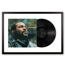 Framed Marvin Gaye What's Going On - Vinyl Album Art Audio & Video Kings Warehouse 
