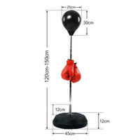 Free-Standing Boxing Set: PU Punching Ball & Boxing Gloves Sports & Fitness Kings Warehouse 