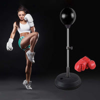 Free-Standing Boxing Set: PU Punching Ball & Boxing Gloves Sports & Fitness Kings Warehouse 