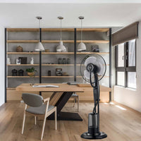 Freestanding Air Cooling Fan w/Misting Water Spray, W40cm, H1.2m + RC Appliances Kings Warehouse 