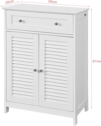 Freestanding Storage Cabinet with Doors/Drawer 60x87x35 cm Home & Garden Kings Warehouse 