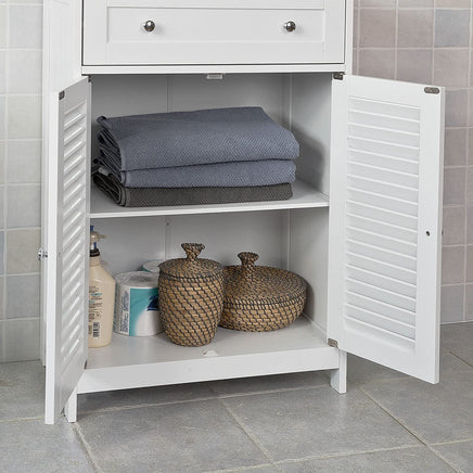 Freestanding Storage Cabinet with Doors/Drawer 60x87x35 cm Home & Garden Kings Warehouse 