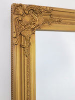 French Provincial Ornate Mirror - Country Gold - Medium 70cm x 170cm Kings Warehouse 