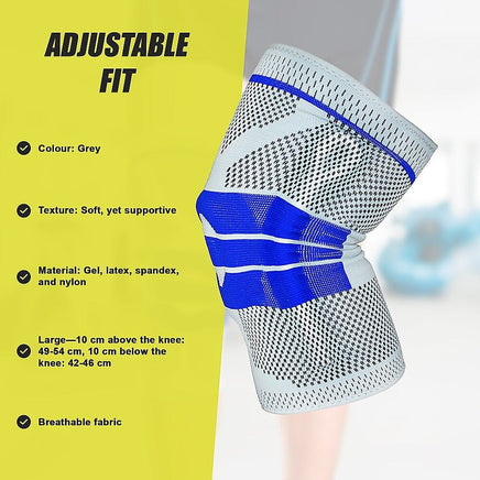 Full Knee Support Brace Knee Protector Large Health & Beauty Kings Warehouse 