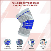 Full Knee Support Brace Knee Protector Large Health & Beauty Kings Warehouse 