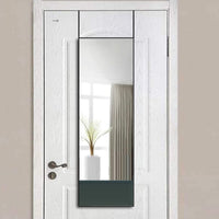 Full-Length Mirror Long Standing for Bedroom and Bathroom (106 x 35 cm, Black) Kings Warehouse 