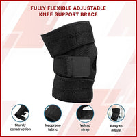 Fully Flexible Adjustable Knee Support Brace Health & Beauty Kings Warehouse 