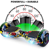 Funado Smart-S W1 Hoverboard (Hip-Hop Graffiti) FND-HB-107-QK Kings Warehouse 