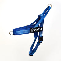 Fur King Signature Quick Fit Harness Medium Blue Kings Warehouse 