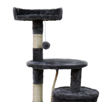 Furtastic 110cm Cat Tree Scratching Post - Dark Grey Kings Warehouse 