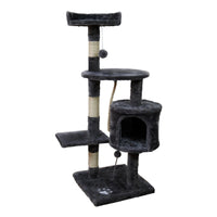 Furtastic 110cm Cat Tree Scratching Post - Dark Grey Kings Warehouse 